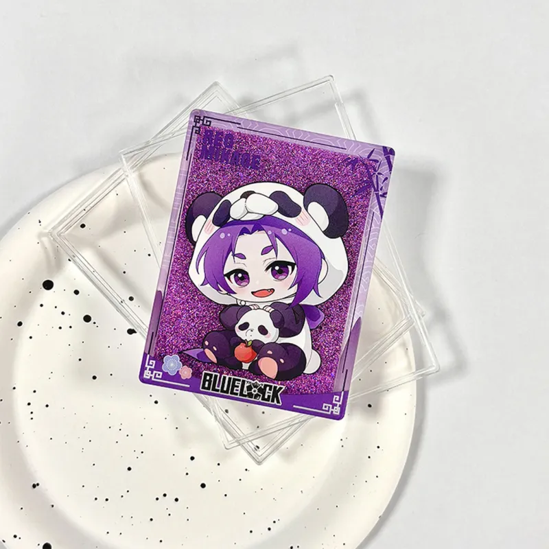 Crooked Melon Production Blue Lock Panda Collection Quicksand Mahjong Cute Merch Ornament Acrylic Stands-1