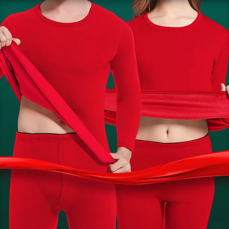 H YXIANG Thermal Set Women's Red-2