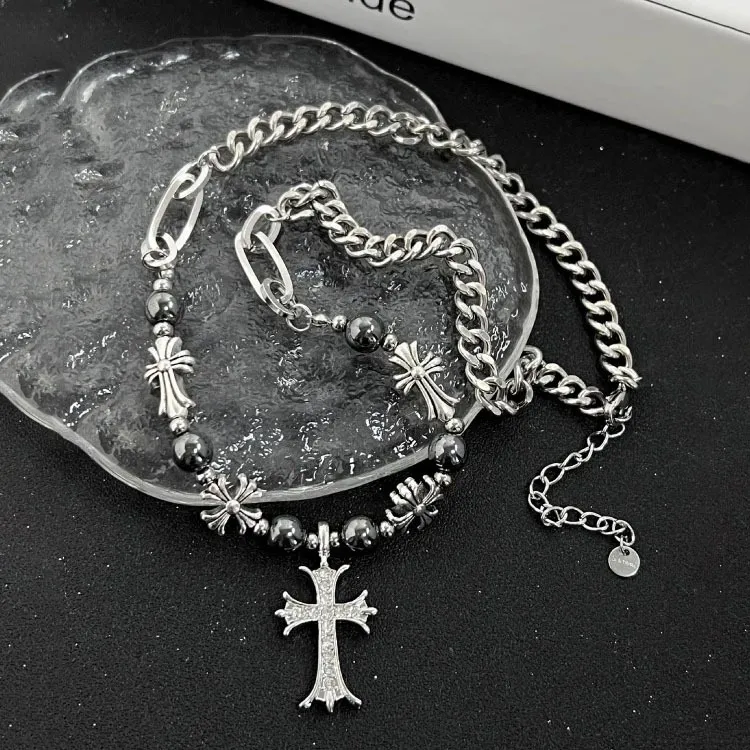 ALIEN BANG Titanium Steel Necklaces Men's-4