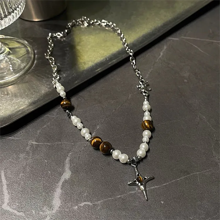 ALIEN BANG Titanium Steel Necklaces Men's-3