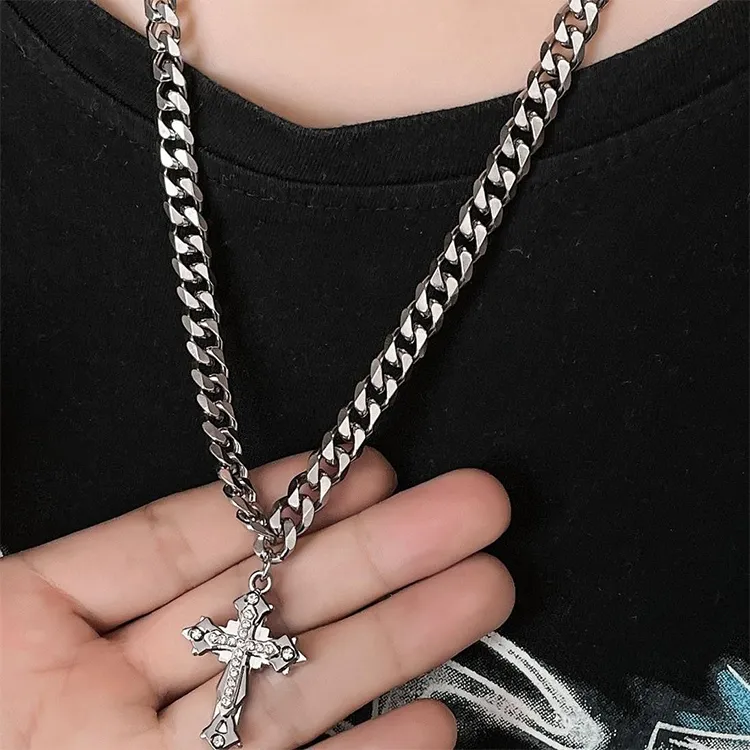ALIEN BANG Titanium Steel Necklaces Men's-1
