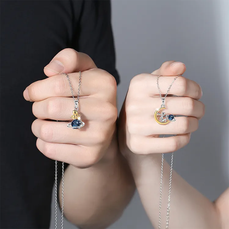 ALIEN BANG S925 Silver Necklaces Unisex-1