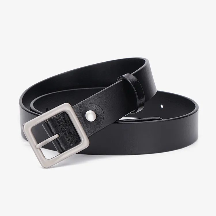 ALIEN BANG Cow Split Leather Belts Unisex Width 2.8CM-2