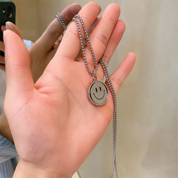 ALIEN BANG Titanium Steel Necklaces Men's-3
