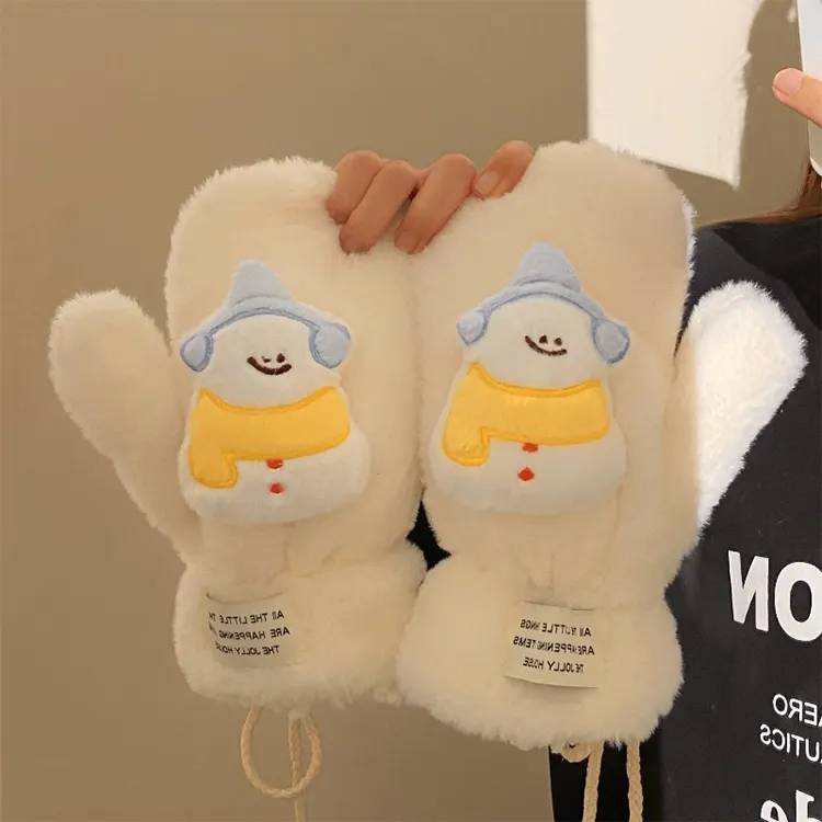 ALIEN BANG Polyester Knit Gloves Women's-3