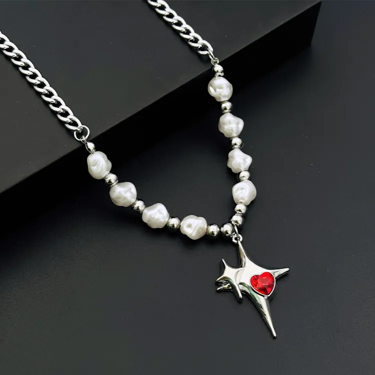 ALIEN BANG Titanium Steel Necklaces Men's-3