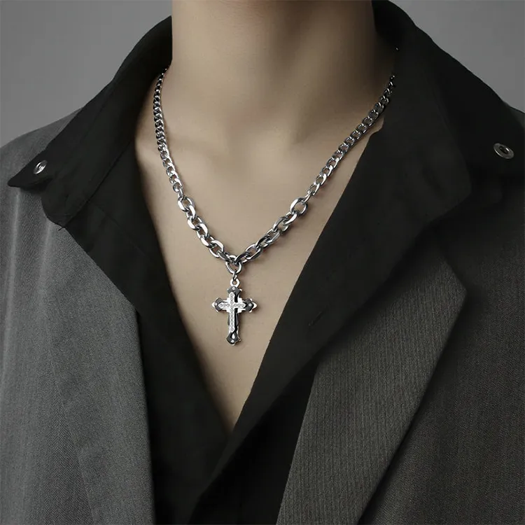 ALIEN BANG Titanium Steel Necklaces Men's-1