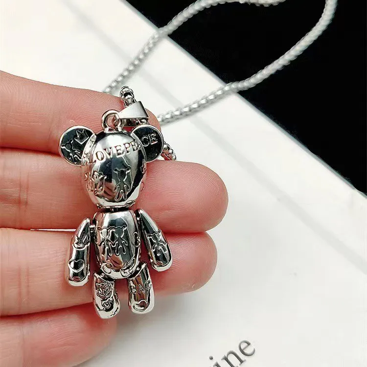 ALIEN BANG Titanium Steel Necklaces Men's-4