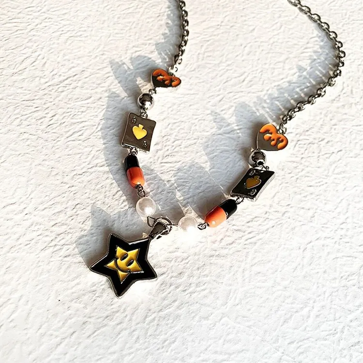 ALIEN BANG Alloy Necklaces Men's-3
