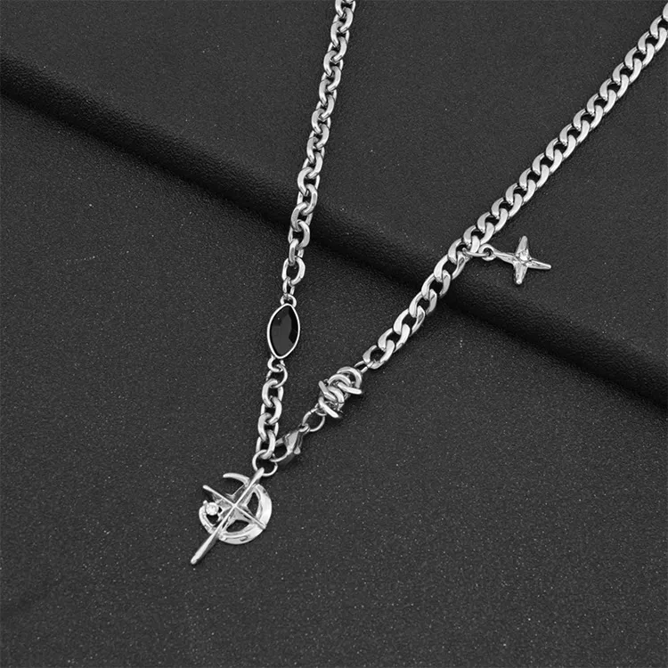 ALIEN BANG Alloy Necklaces Unisex-1