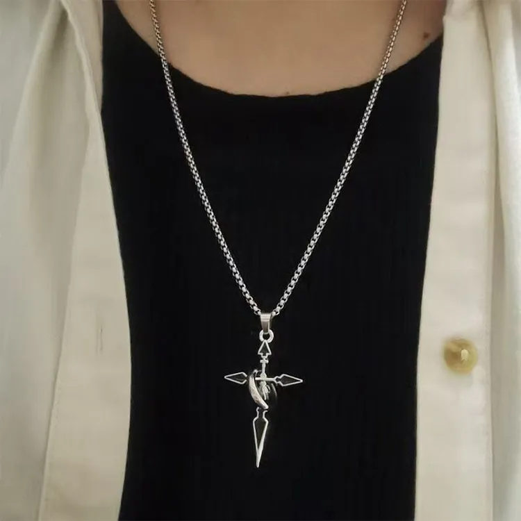 ALIEN BANG Alloy Necklaces Men's-2