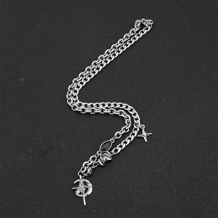 ALIEN BANG Alloy Necklaces Unisex-3