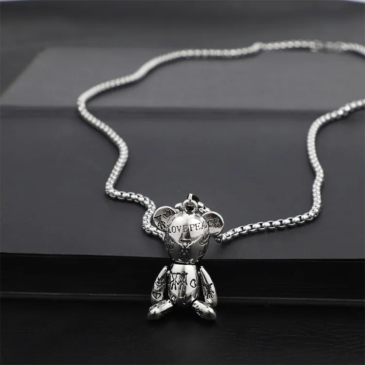 ALIEN BANG Titanium Steel Necklaces Men's-3