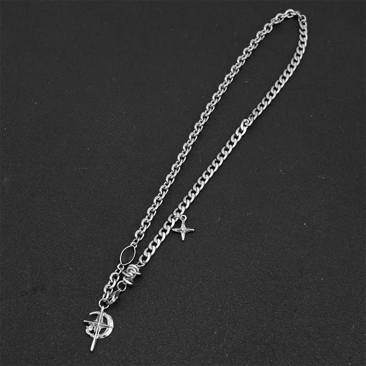 ALIEN BANG Alloy Necklaces Unisex-2