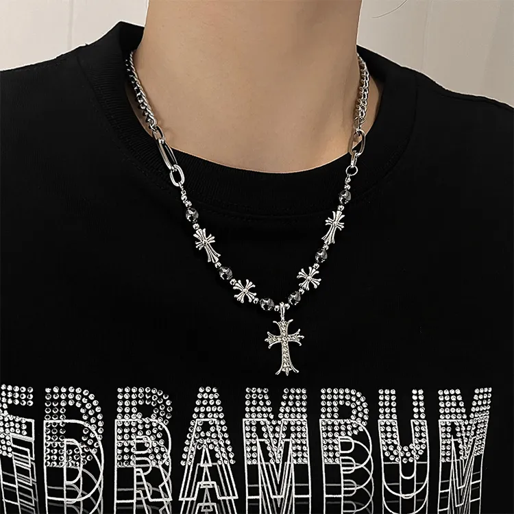 ALIEN BANG Titanium Steel Necklaces Men's-1
