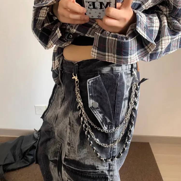 ALIEN BANG Alloy Pants Chains Unisex-1