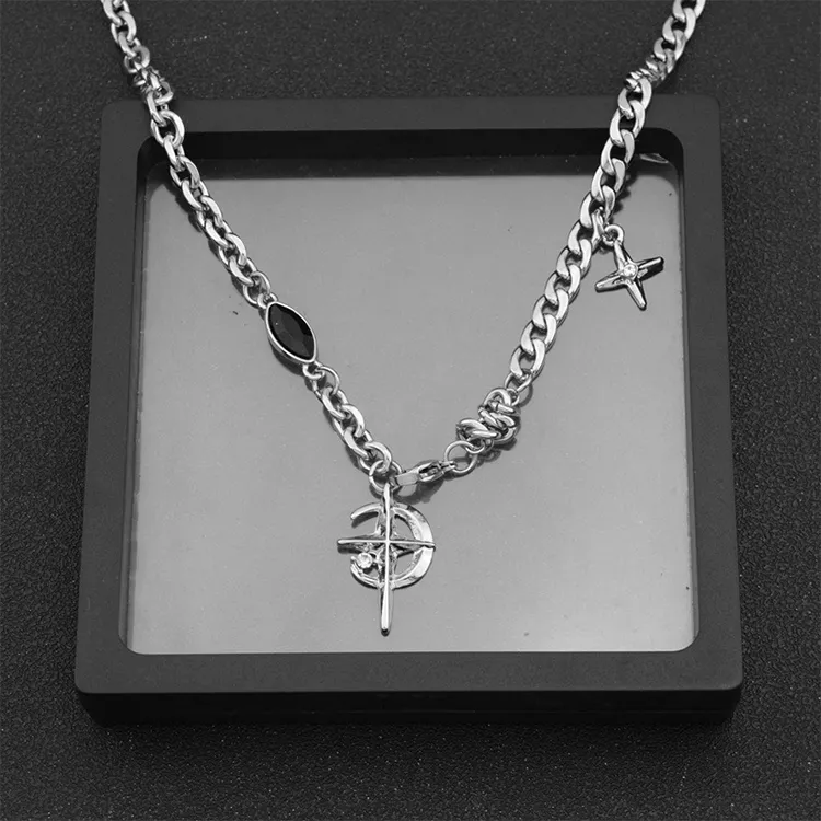 ALIEN BANG Alloy Necklaces Unisex-4