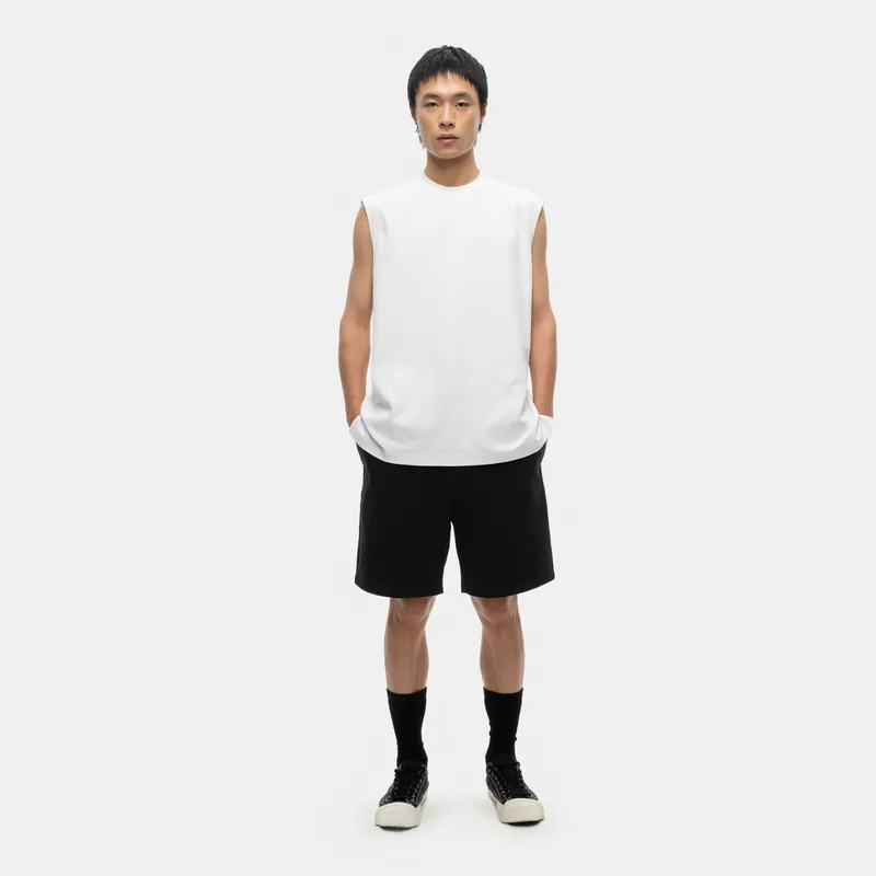 Nice Rice Casual Shorts Unisex Charcoal Black-4