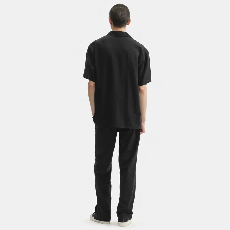 Nice Rice Casual Pants Unisex Black-3