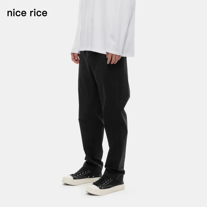 Nice Rice Sports Pants Men's Coal Black-2