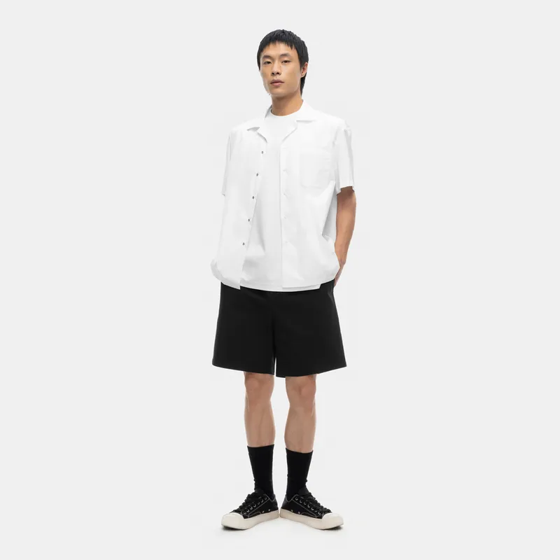 Nice Rice Casual Shorts Unisex Charcoal Black-3