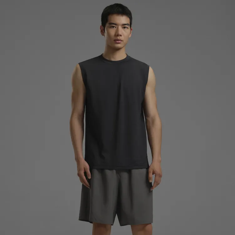 Nice Rice Tank Tops Men Space Black 115G-2