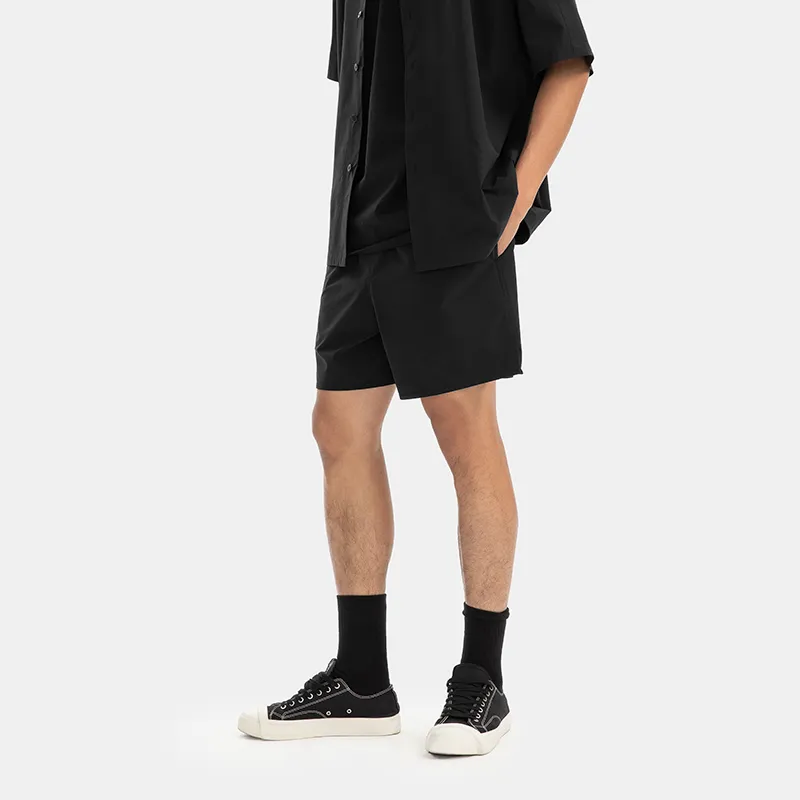 Nice Rice Casual Shorts Men's Coal Black-5