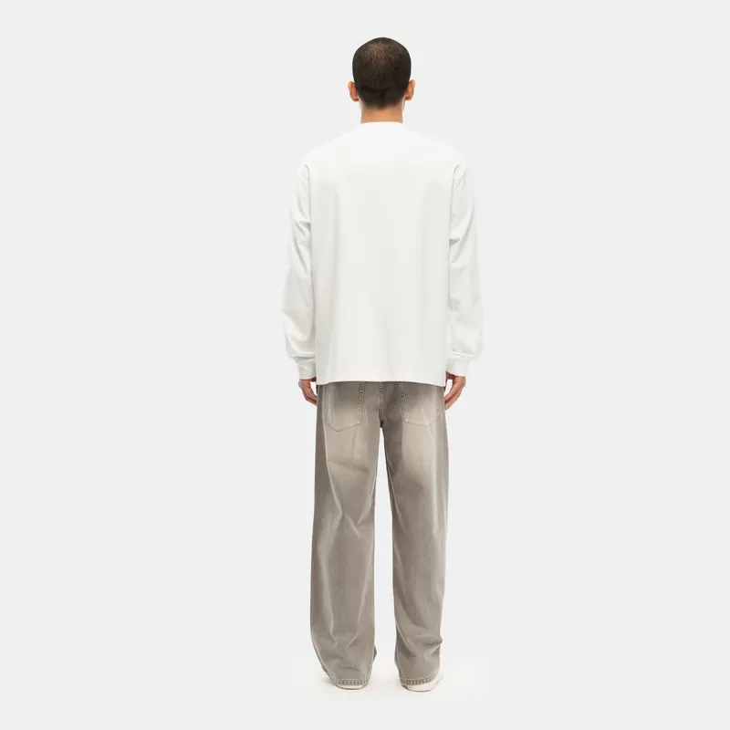 Nice Rice Jeans Unisex Khaki Gray-5