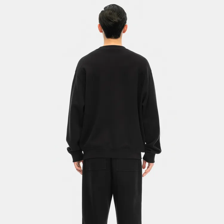 Nice Rice Sweatshirt Men's Coal Black-3