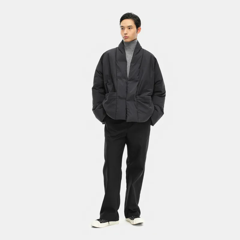 Nice Rice Casual Pants Men's Coal Black-6