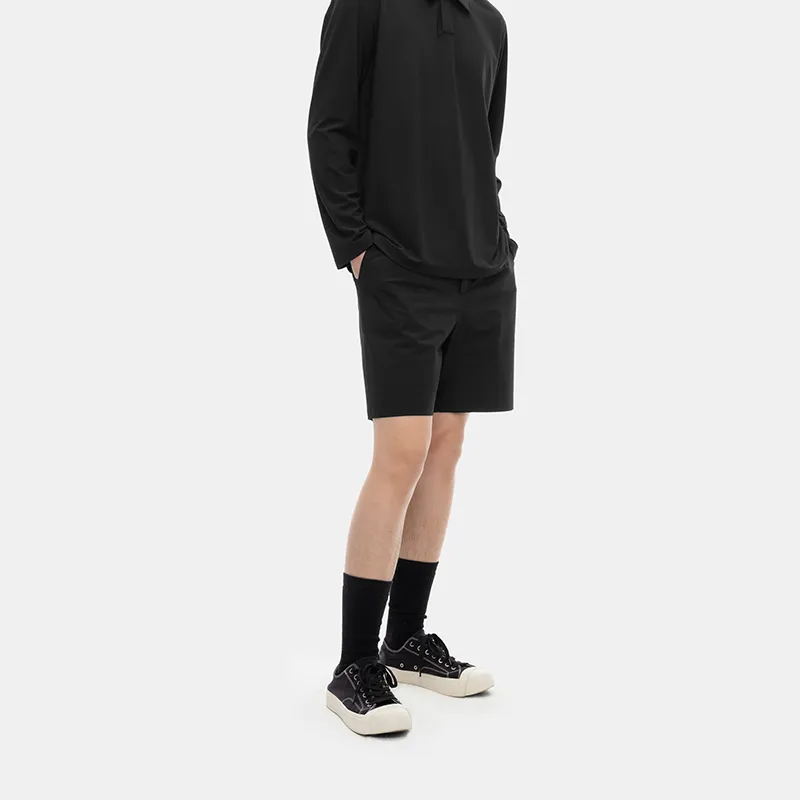 Nice Rice Sports Shorts Men's Coal Black-5