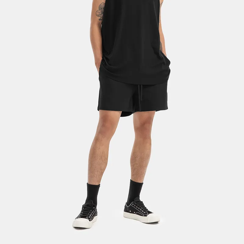 Nice Rice Casual Shorts Men's Charcoal Black-6