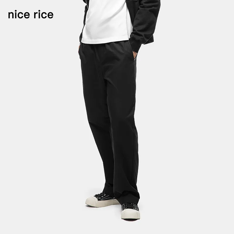 Nice Rice Casual Pants Men's Coal Black-2