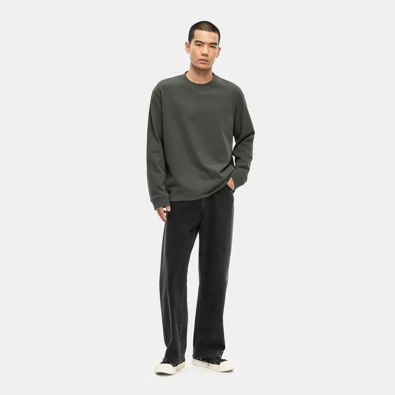 Nice Rice Jeans Men's Charcoal Black-5
