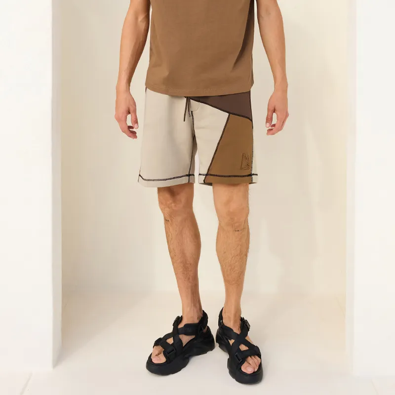 Magn Lens Casual Shorts Men Dark Umber-2