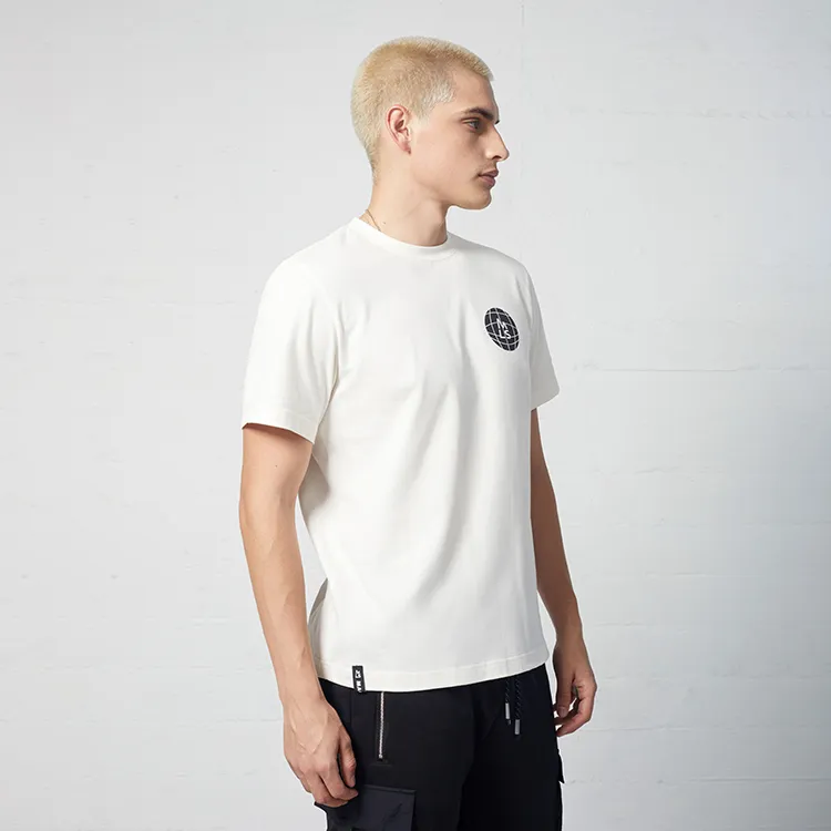 Magn Lens T Shirts Men White-4