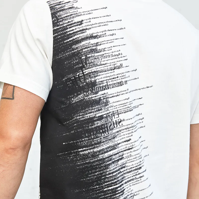 Magn Lens T Shirts Men White-5
