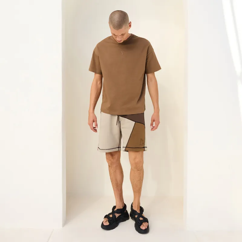 Magn Lens Casual Shorts Men Dark Umber-4