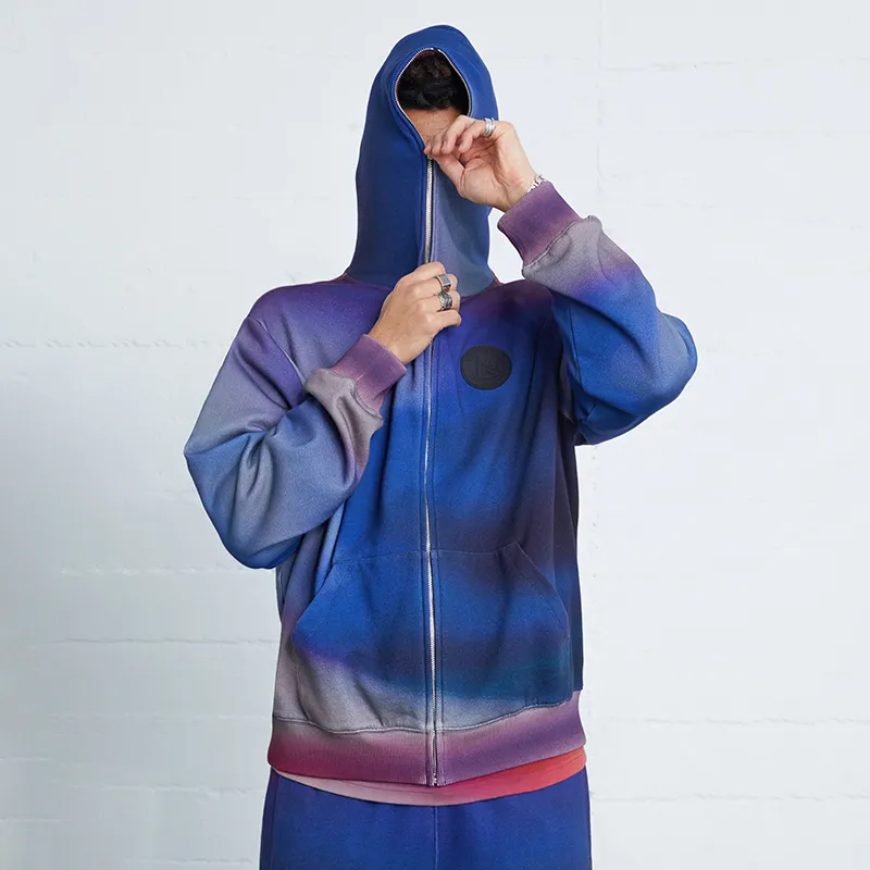 Magn Lens Sweatshirt Men's Gradient Print-4