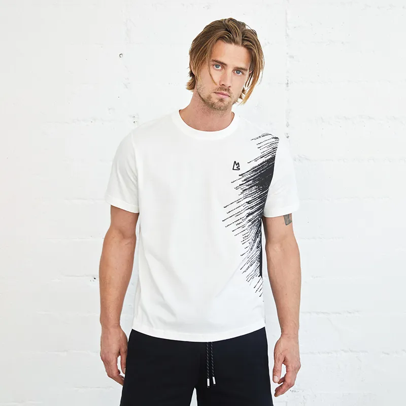 Magn Lens T Shirts Men White-2