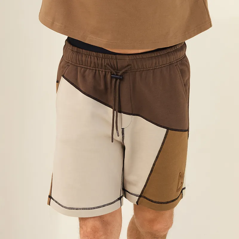 Magn Lens Casual Shorts Men Dark Umber-3