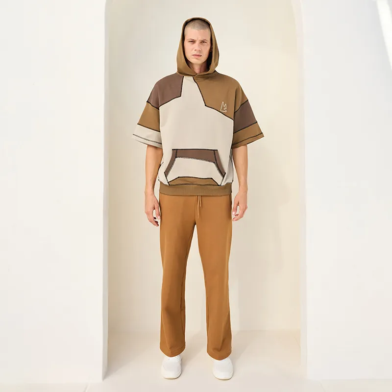Magn Lens Sweatshirts Men Khaki-3