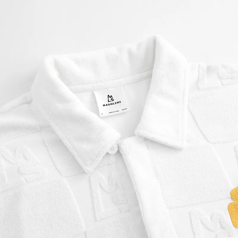 Magn Lens T Shirts Men White-5