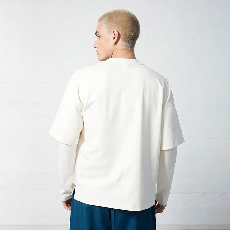 Magn Lens T Shirts Men White-3