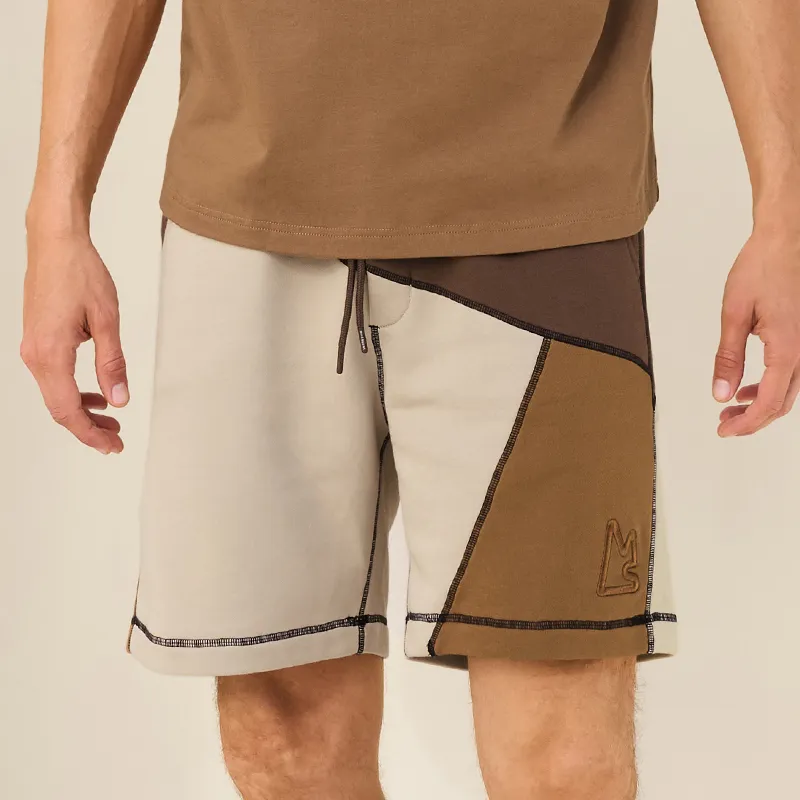 Magn Lens Casual Shorts Men Dark Umber-6