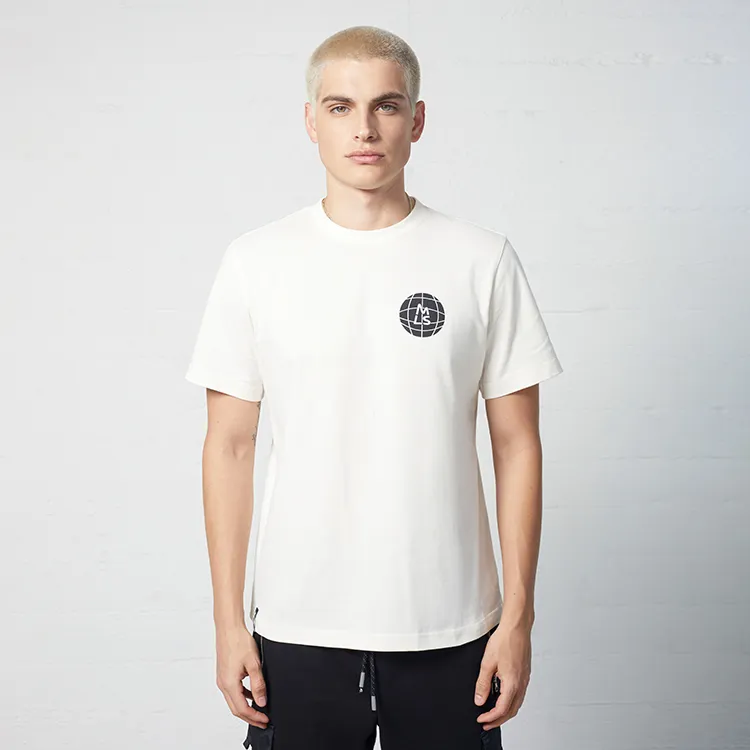 Magn Lens T Shirts Men White-2