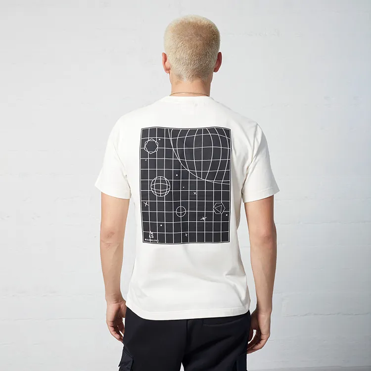 Magn Lens T Shirts Men White-3