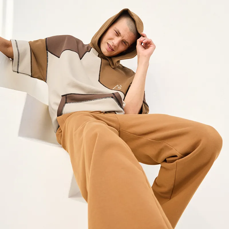 Magn Lens Sweatshirts Men Khaki-6
