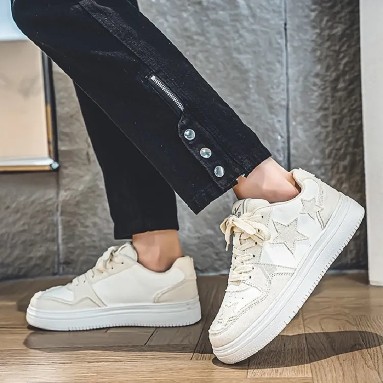 TAFN Korean Style, Versatile Comfortable, Everyday Commute Low Top Skateboard Shoes Men's-3