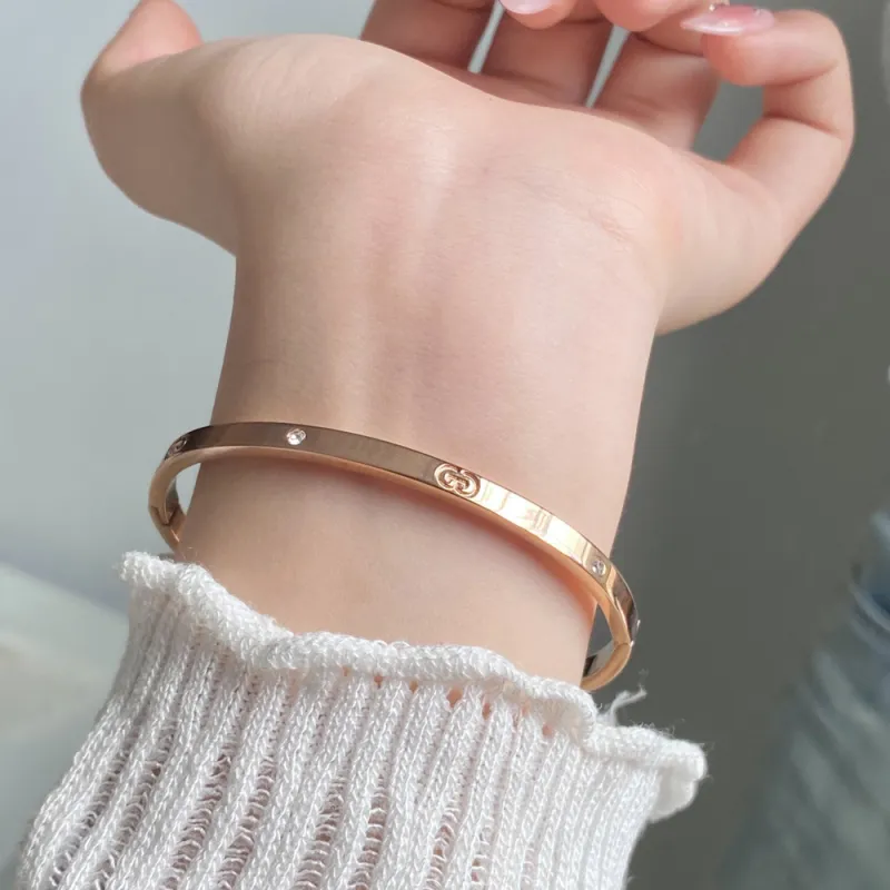 GEMAX Stainless Steel Bangles Women's-5